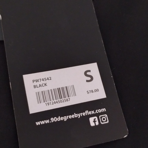 90 Degrees By Reflex Leggings New With Tags Size S - Picture 5 of 5